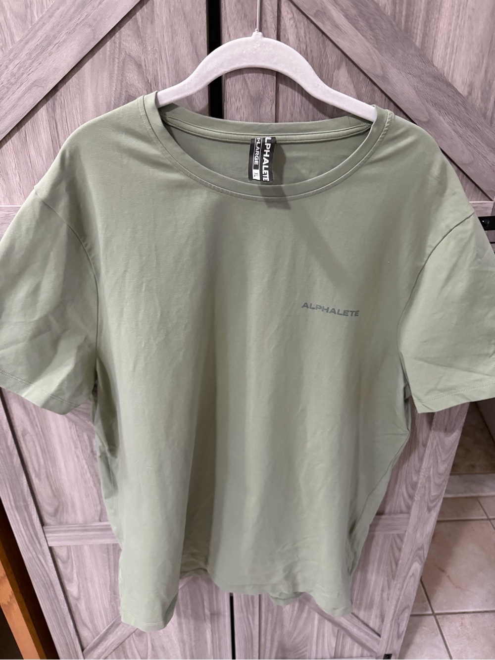 Alphalete Men's Light Sage Short Sleeve Tee